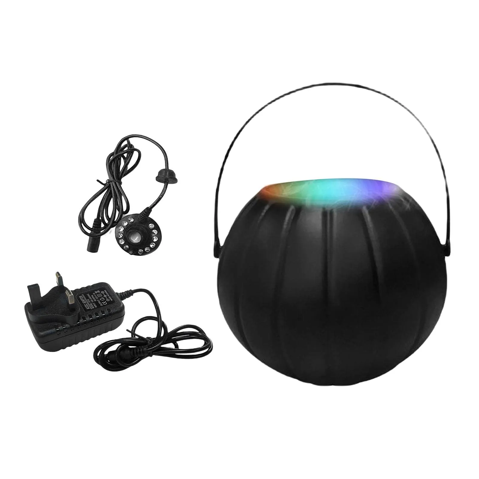 ATORSE® Witch Pot Fog Machine Color Changing for Birdbath Rockery