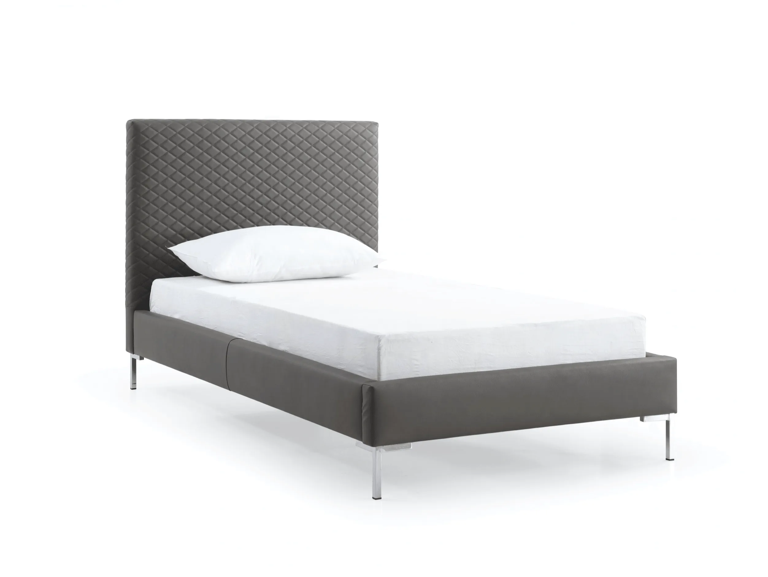Eliza Faux Leather Upholstered Bed