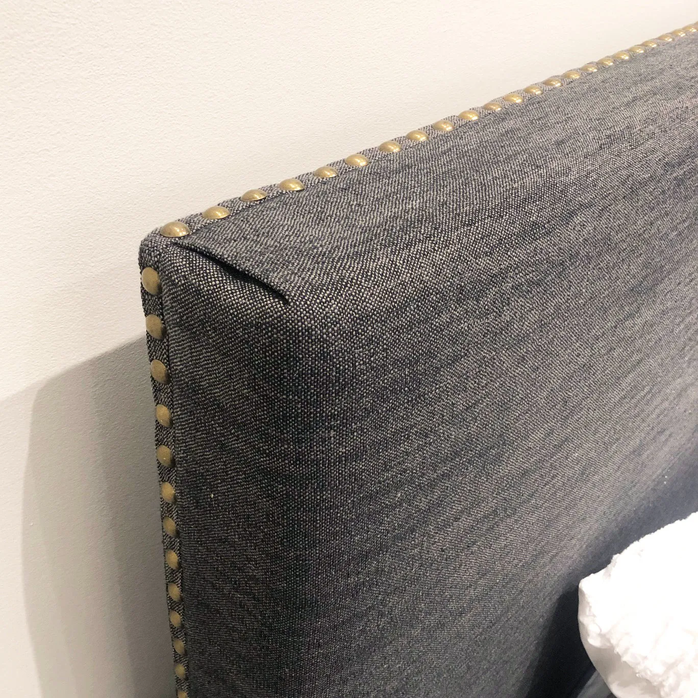 Finlay Storage Queen Bed - Dovetail Grey Linen