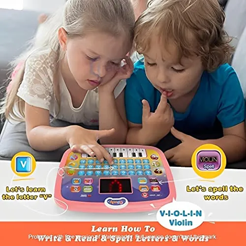 Graphene Educational Learning Kids Laptop Tablet Computer with Music and Fun Activities, Engaging Learning Toy for Toddlers| Ideal Educational Laptop with Games, Colorful