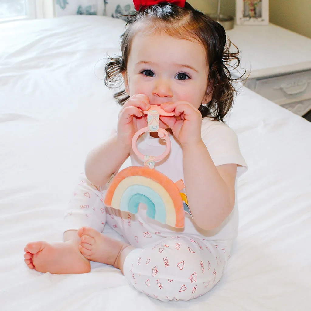 Rainbow Itzy Pal Plush   Teether