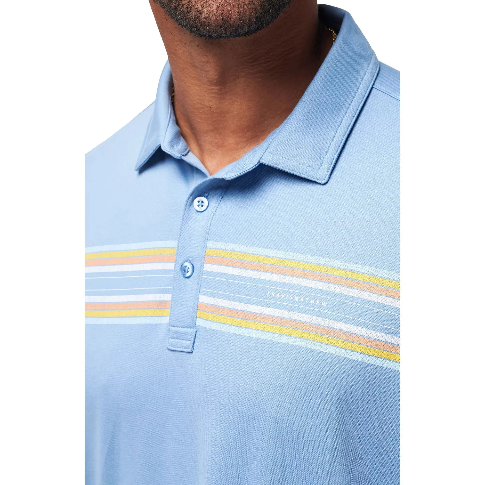 Travis Mathew Coral Beds Polo